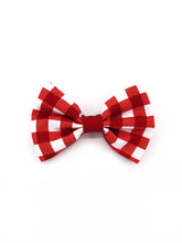 Traditional Red Gingham XMAS Bow