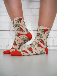 Santasaurus XMAS Socks